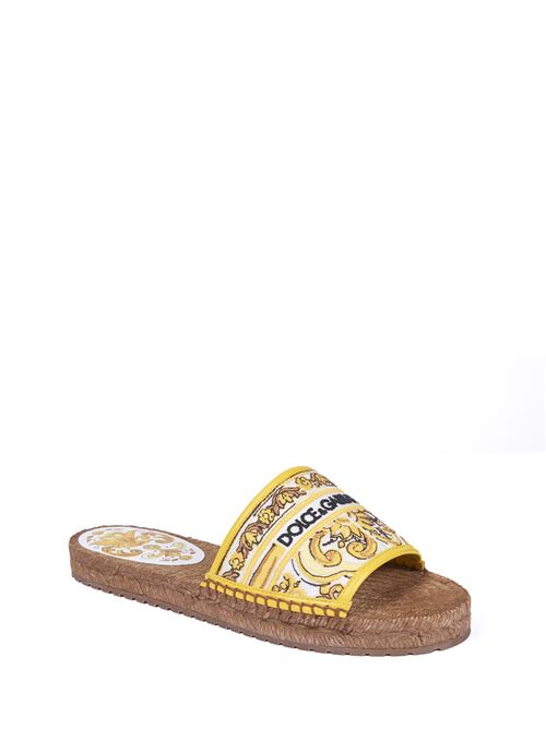 Embroidered espadrilles sandal DOLCE & GABBANA | CE0148AV8048Q728